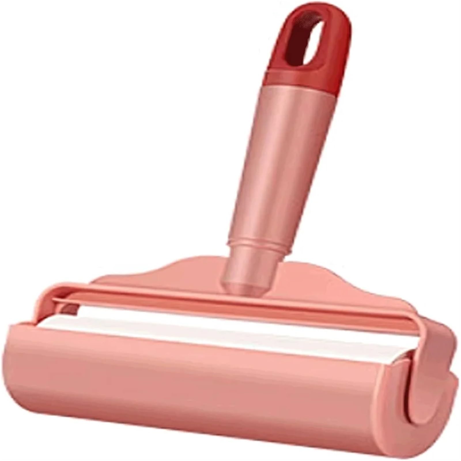 4 Pezzi di Carta in Rotolo Strappabile, Spazzola A Rullo Appiccicosa, Rasoio Peluche, Strumento for La Pulizia della Casa, for dei Vestiti(Pink Red)
