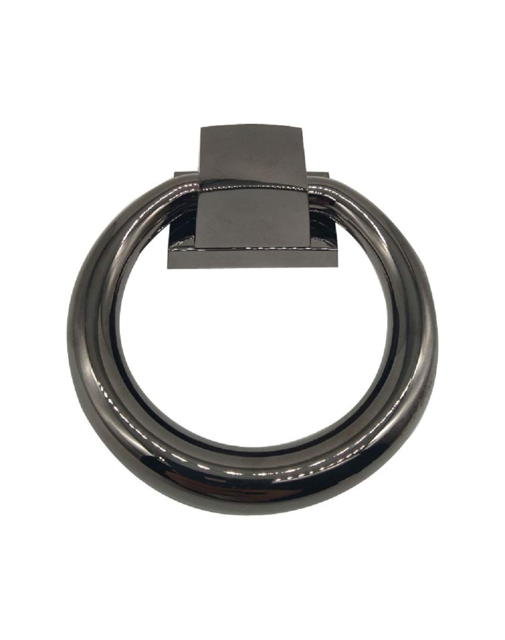 BorizDoorzDoor Knocker Ring Head Beautiful Mouth Accessories Gate Black Chrome X