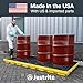 Justrite Low Profile 1 Drum Spill Containment Pallet Accumulation Center - 5.5