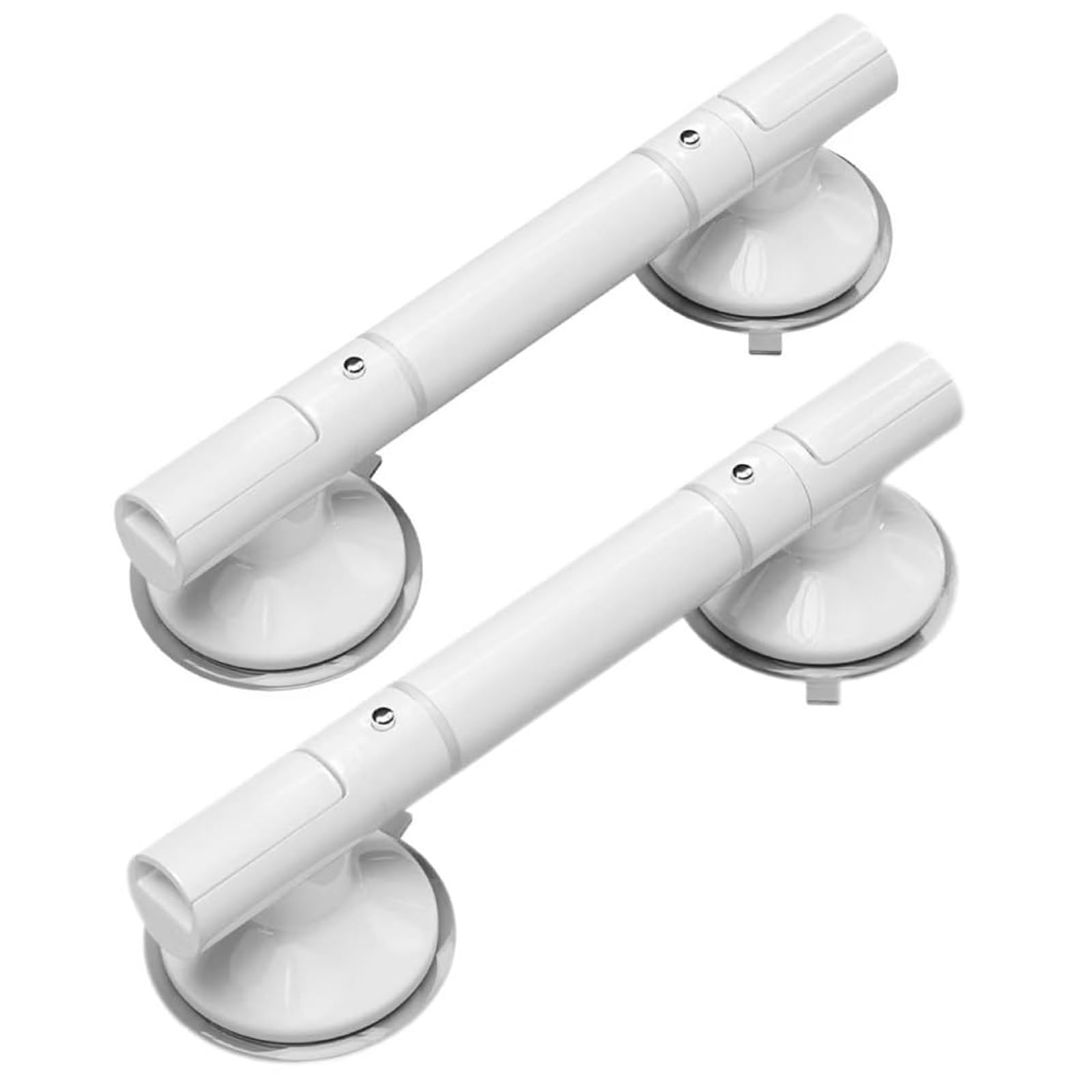 LLiuvcc 2 Pack Grab Bars for Bathtubs and Showers，Thickened TPE Material Strong Suction Cup, Removable Bathtub Handrails for The Elderly and Disabled，Bathroom Safety Grip