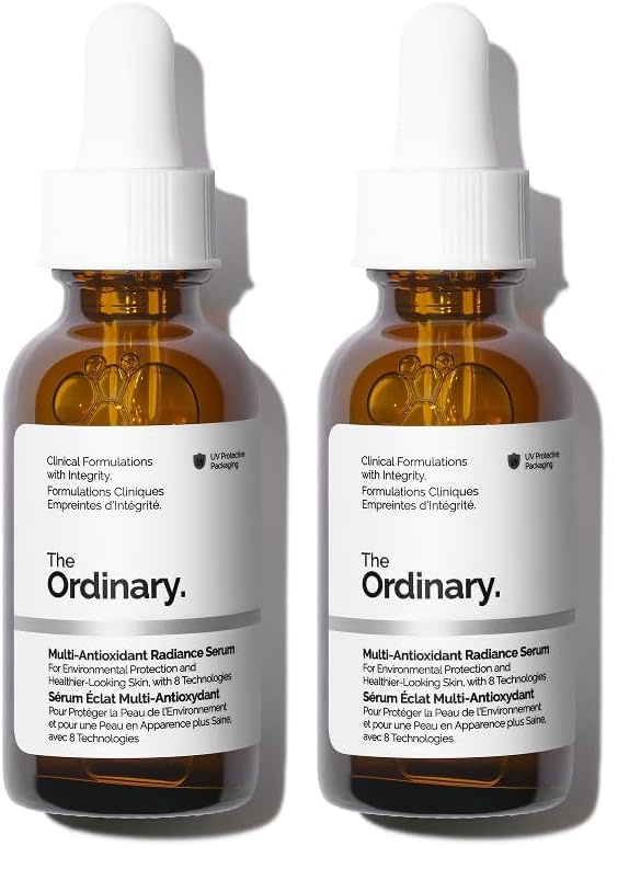 The Ordinary Suero radiante multiantioxidante, suero de vitamina C para la cara, ilumina y protege la piel, aumenta el brillo y protege contra los