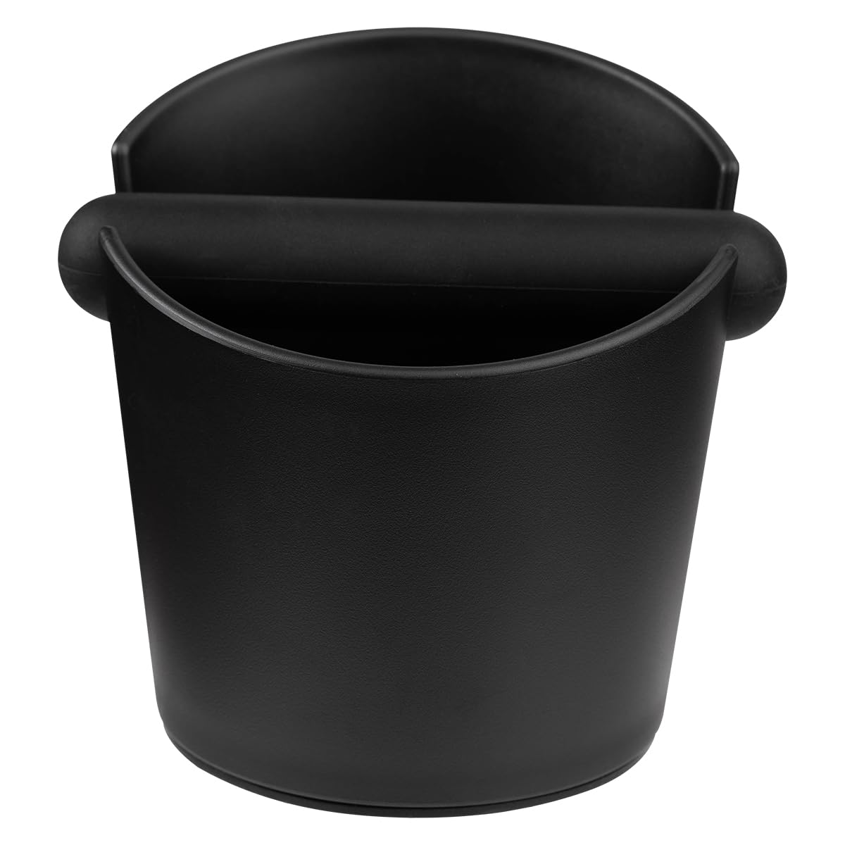 Recipiente para colador de café espresso, caja de café molida, barra extraíble, base antideslizante, negro