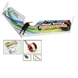DW Hobby Upgrade 3CH EPP Electric Micro Flying Wing Rainbow V2 ZAGI Plane w/800mm Wingspan Delta Win