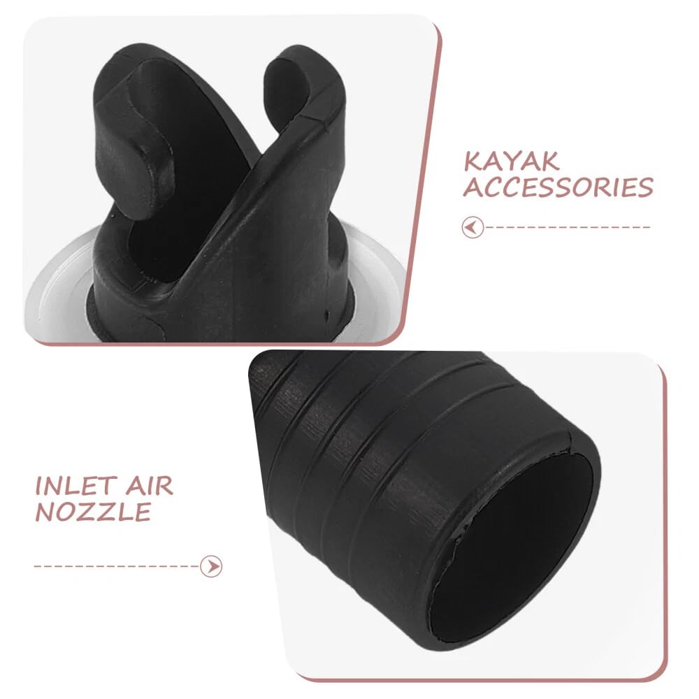HUANR 2er-Pack Schlauchboot-Ventiladapter – Kunststoff Kajak-Pumpenadapter Mit Dichtring, Passend Für Kajaks & Surfbretter HUANR 2er-Pack Schlauchboot-Ventiladapter – Kunststoff Kajak-Pumpenadapter Mit Dichtring, Passend Für Kajaks & Surfbretter