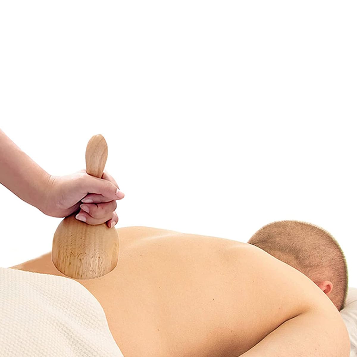 Outanaya Massaggiatore Gua Sha a Forma di Tazza 2 Pezzi in Materiale Resistente per Coppettazione e Massaggi Linfodrenanti, Strumenti per Massaggio Corpo Domestico e Professionale