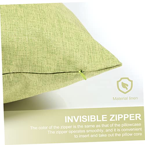 Taie d'oreiller imperméable vert extérieur pour canapé de jardin et café - 5