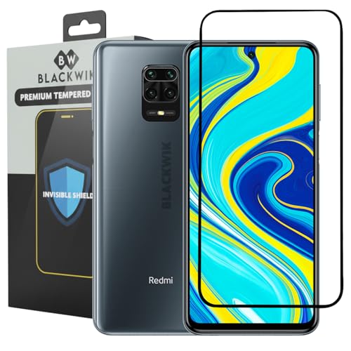 Image of Blackwik Tempered Glass for Redmi Note 9 Pro /Redmi Note 9 Pro Max /Poco F3 GT /Poco X2 / Poco M2 Pro /Redmi K30 with Edge-To-Edge Protector| Easy Installation Kit (Black)