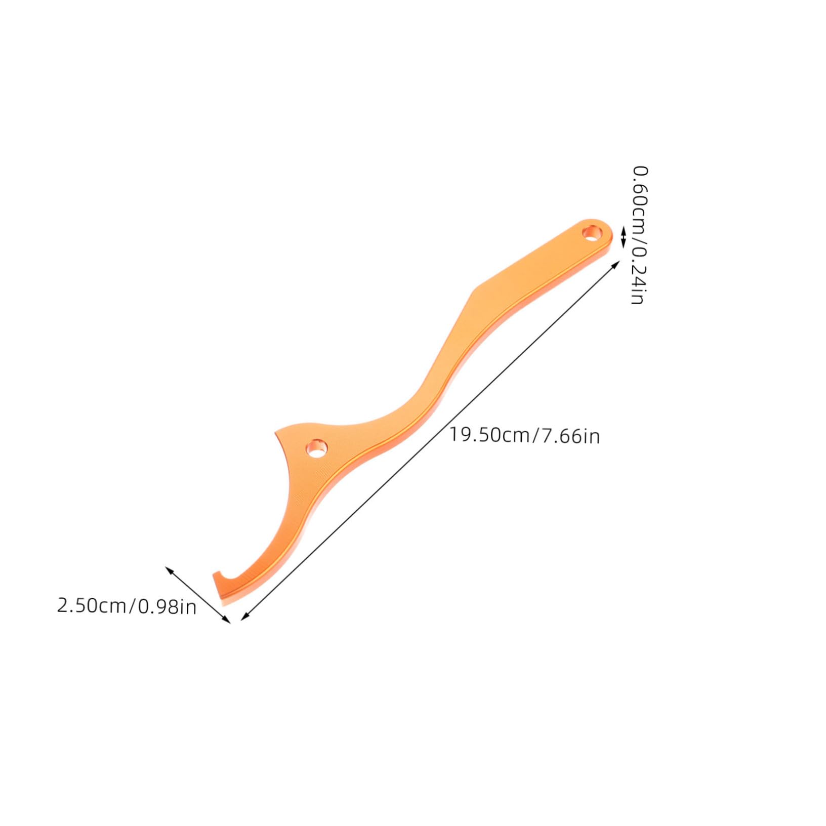 PRETYZOOM Hook Spanner Wrench for Motorcycle Rear Shock Adjustment Essential Dirt Bike Tool for Optimal Suspension Tuning Durable and Stylish Design