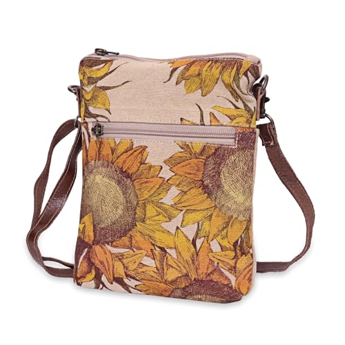 Sunflower - Wristlet Wallets for Women, Crossbody Sling Bags, Large Tote Bags, Book Bag, Cell Phone Purse