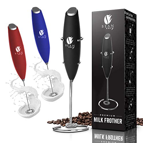Bean Envy Milk Frother Handheld - Perfect For The Best Latte - Whip