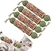 4 Stück Katzenminze Sticks für Katzen,Cat Chewing Toy,Kausticks für Katzen,Katzensticks zur Zahnreinigung,Natural Katzenminze Spielzeug(Matatabi Katzensticks+Katzenminze bälle)