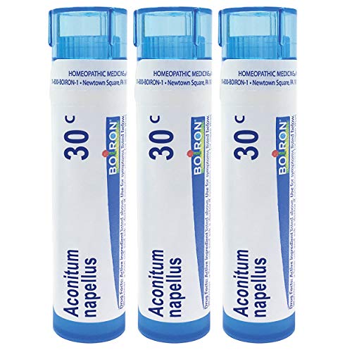 Boiron Aconitum Napellus 30c Homeopathic Medicine for Fever, 3 Count, 3 Count