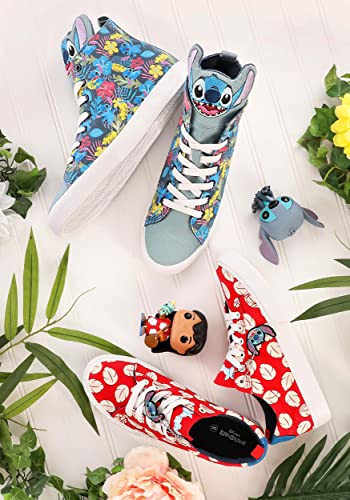 Disney Lilo & Stitch Low-Top Red Unisex Shoes4