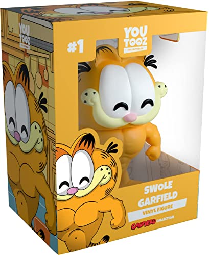 Figurine Swole Garfield Youtooz pour décorer un bureau de gamer moderne