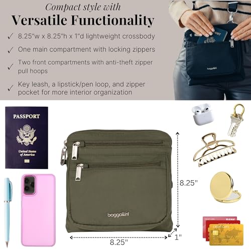 Image of Baggallini Securtex Anti-Theft Crossbody