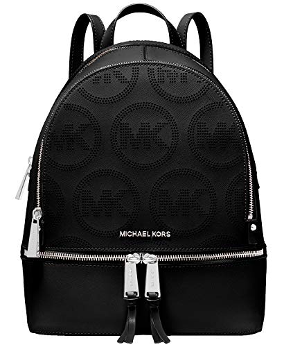MICHAEL Kors: Mochila de piel con cremallera mediana para mujer