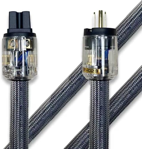 Image of HiFi Power Cable Hi-End Audio Power Cable HiFi Audio Universal AC Power Cord-10FT(3m)
