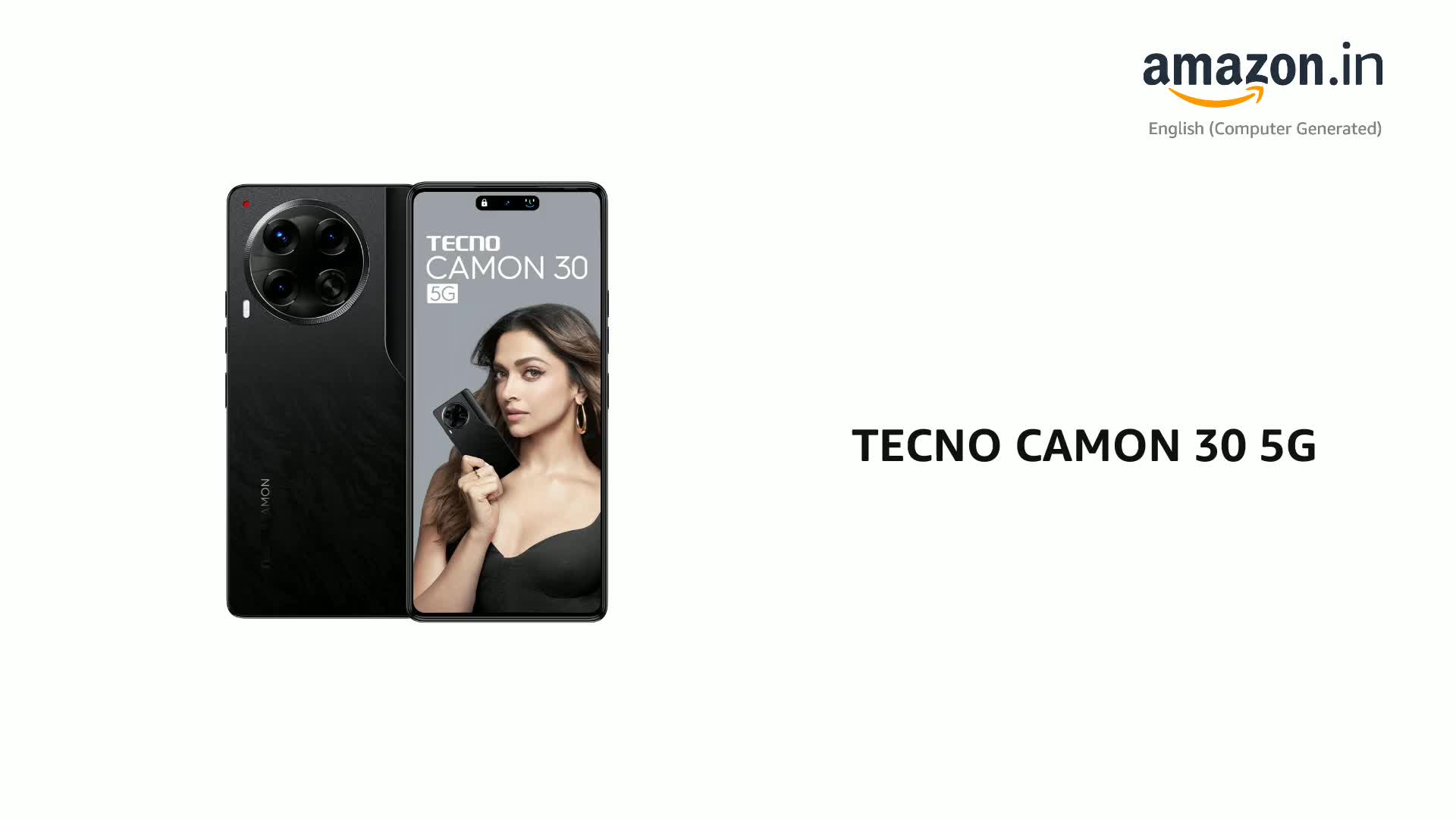 Refurbished) TECNO CAMON 30 5G (16GB*+256GB) | 100MP OIS Mode +