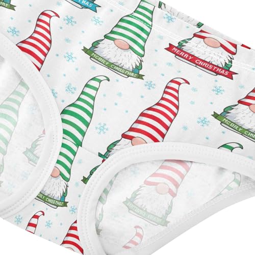 Joisal Flower Toddlers Underwear Floral 2t Cotton Girl Panties Cute Christmas Cute Gnomes Striped Briefs Undies Kids4