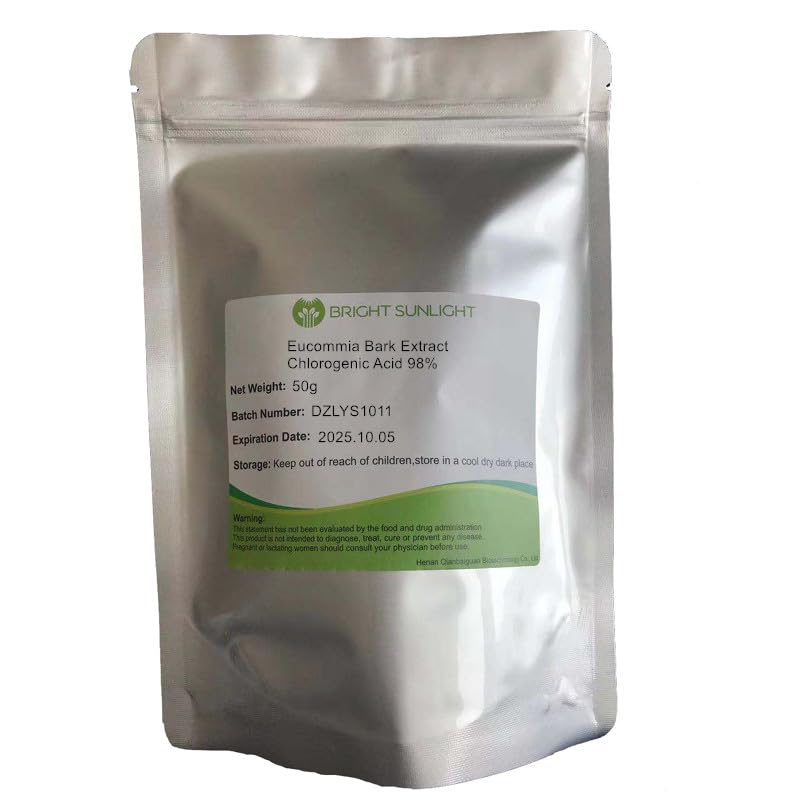 Bright sunlight 50g Eucommia Bark Extract Chlorogenic Acid 98% Powder