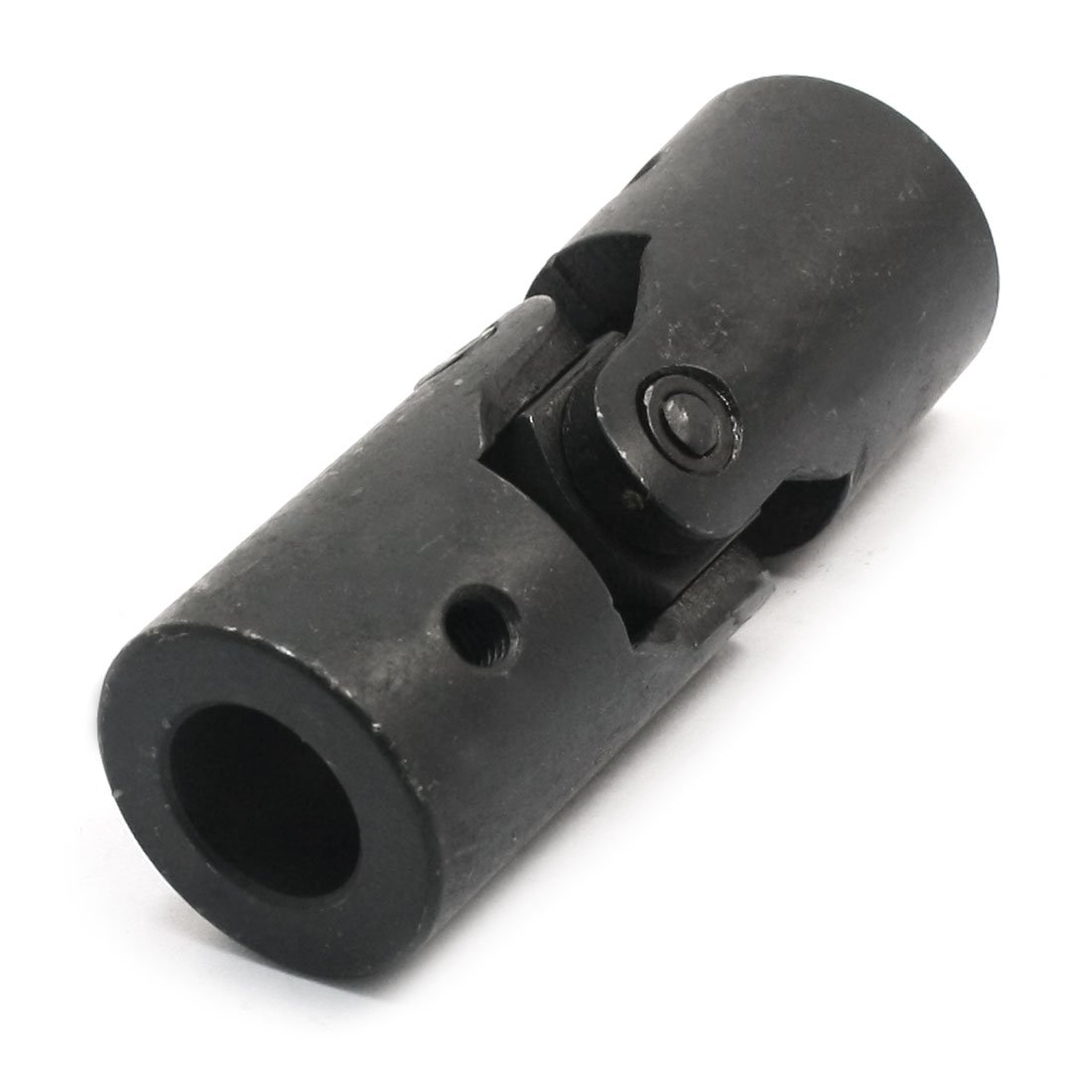 Aexit 16mm x Electrical equipment 30mm x 85mm Groove Type Rotatable Black Metal Industrial Fittings Universal Joint