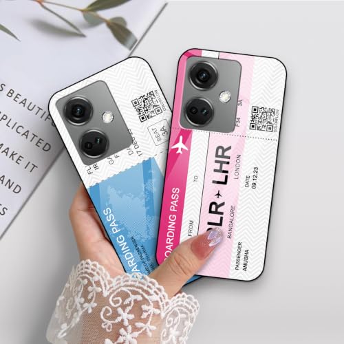 Image of COLORflow Back Cover Compatible with OnePlus Nord CE 3 5G | Boarding Pass Colors Customized | Shockproof TPU Bumper with Camera Protection Back Cover Compatible with OnePlus Nord CE 3 5G