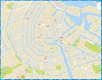 Lonely Planet Amsterdam City Map