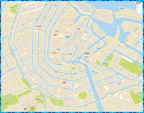 Lonely Planet Amsterdam City Map