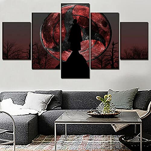 Yisiza Mangekyo Weapon YUANJUN papier peint moderne pour une décoration murale en 5 pièces
