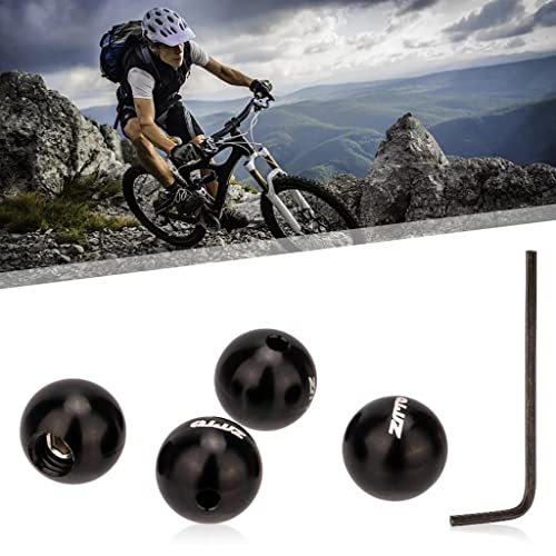 Fancyes Conjunto de tampas de extremidade de cabo de freio de bicicleta de 4 peças com ferramenta, p