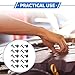VekAuto 20 Pcs Car Fender Liner Splash Shield Bumper Cover Screw Compatible for Audi A3 2006-2013, Durable Metal Black License Bracket Tapping Screw Bolt