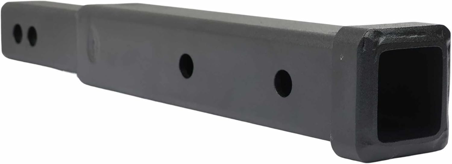 GEN-Y Hitch Tow Hitch Extender for 2" Receiver, 10,000 LB Towing Capacity, 500 LB Tongue Weight, 14" x 2" Size, Black