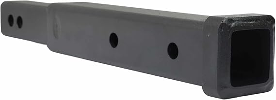 GEN-Y Hitch Receiver Extension, 14 Long, 2 x 2, 10,000 lb Tow Rated | Powder-coated steel, 500 lb tongue capacity, great for bike rack & cargo carriers
