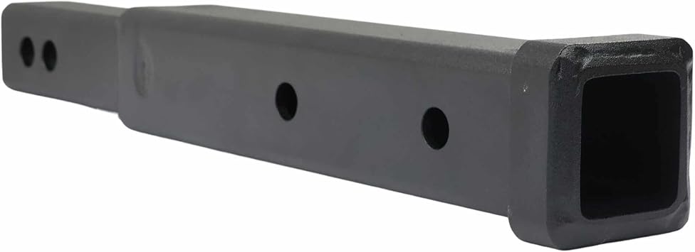 GEN-Y Hitch Receiver Extension, 14 Long, 2 x 2, 10,000 lb Tow Rated | Powder-coated steel, 500 lb tongue capacity, great for bike rack & cargo carriers