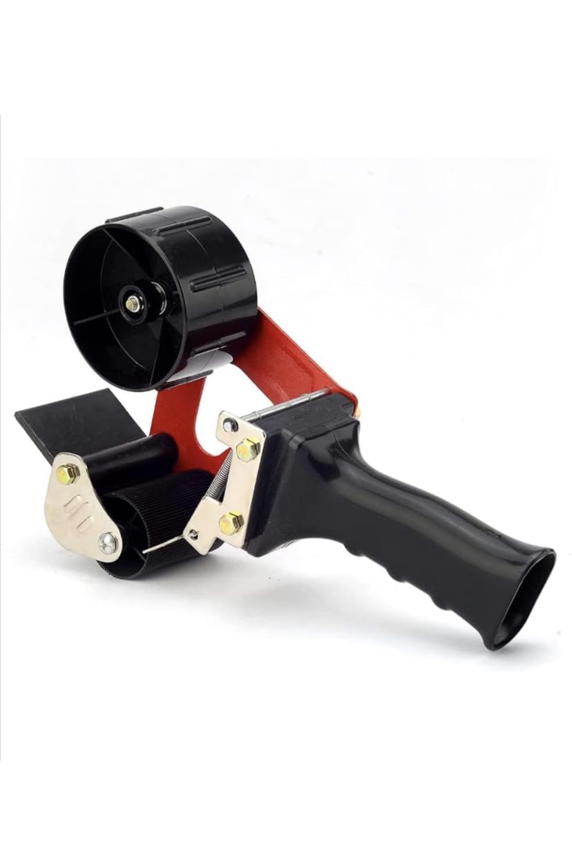 MHK Gun Roll 2 inch Cello Tape Dispenser and Packaging Cutter Tool for Home, Office, School, Industry, Office Use (Random Color) 1