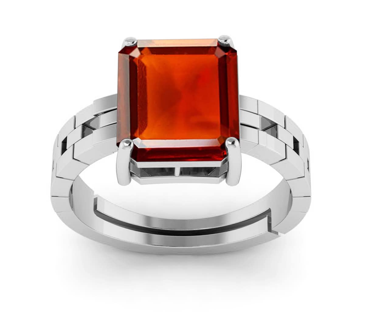 Bague en hessonite 7 carats pour équilibrer les énergies - 7
