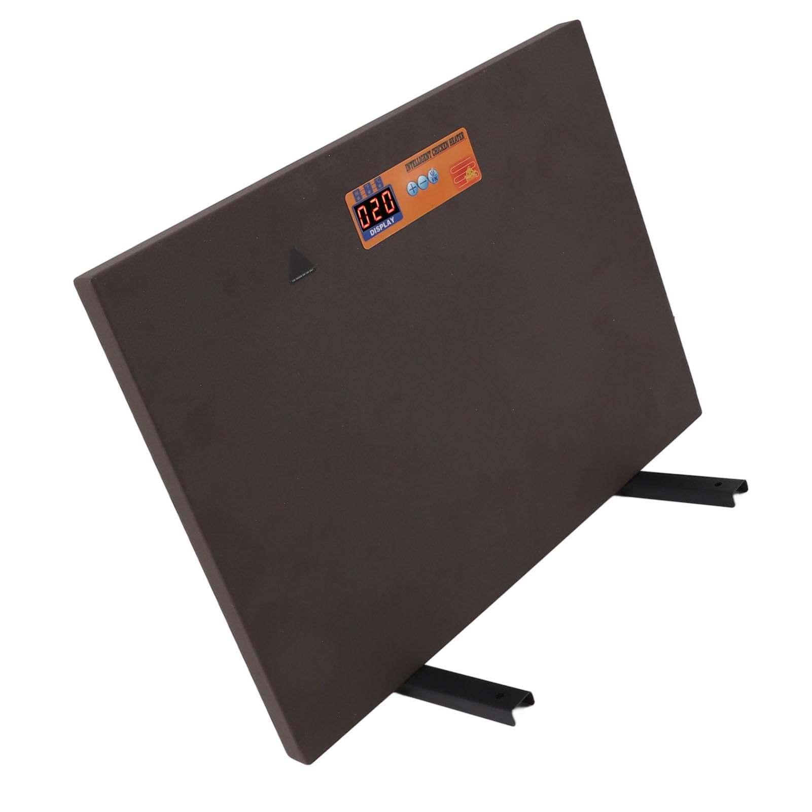 Brauner Hühnerstall Heizung mit manueller Steuerung, 150 W, mit 4 Modi Digitalanzeige, Timer-Funktion, halten Sie Ihren Hühnerstall warm und sicher