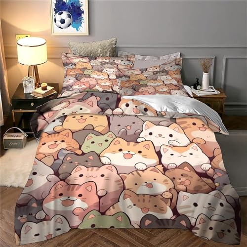 Housse de couette chat 3D pour la chambre de votre garçon