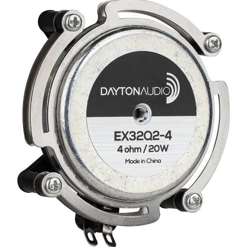 Dayton Audio EX32Q2-4 Dual Steel Spring Balanced 2-Hole 32mm Exciter 20W 4 Ohm