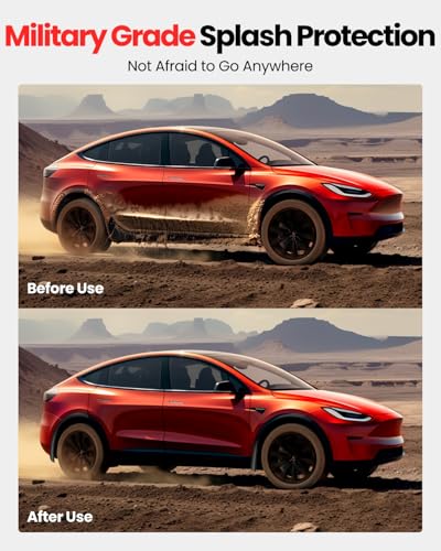Image of REEVAA Tesla Model Y 2019-2024 Mud Flaps Accessories, Set of 4