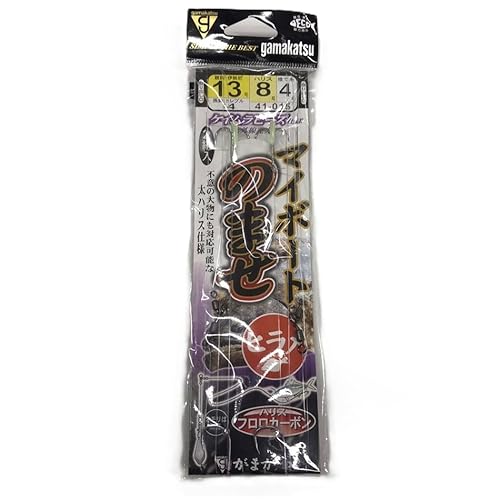 がまかつ(Gamakatsu) マイボート のませ仕掛 シリーズ ヒラメ リアルケイムラ &シルバー 13-8号 41-015