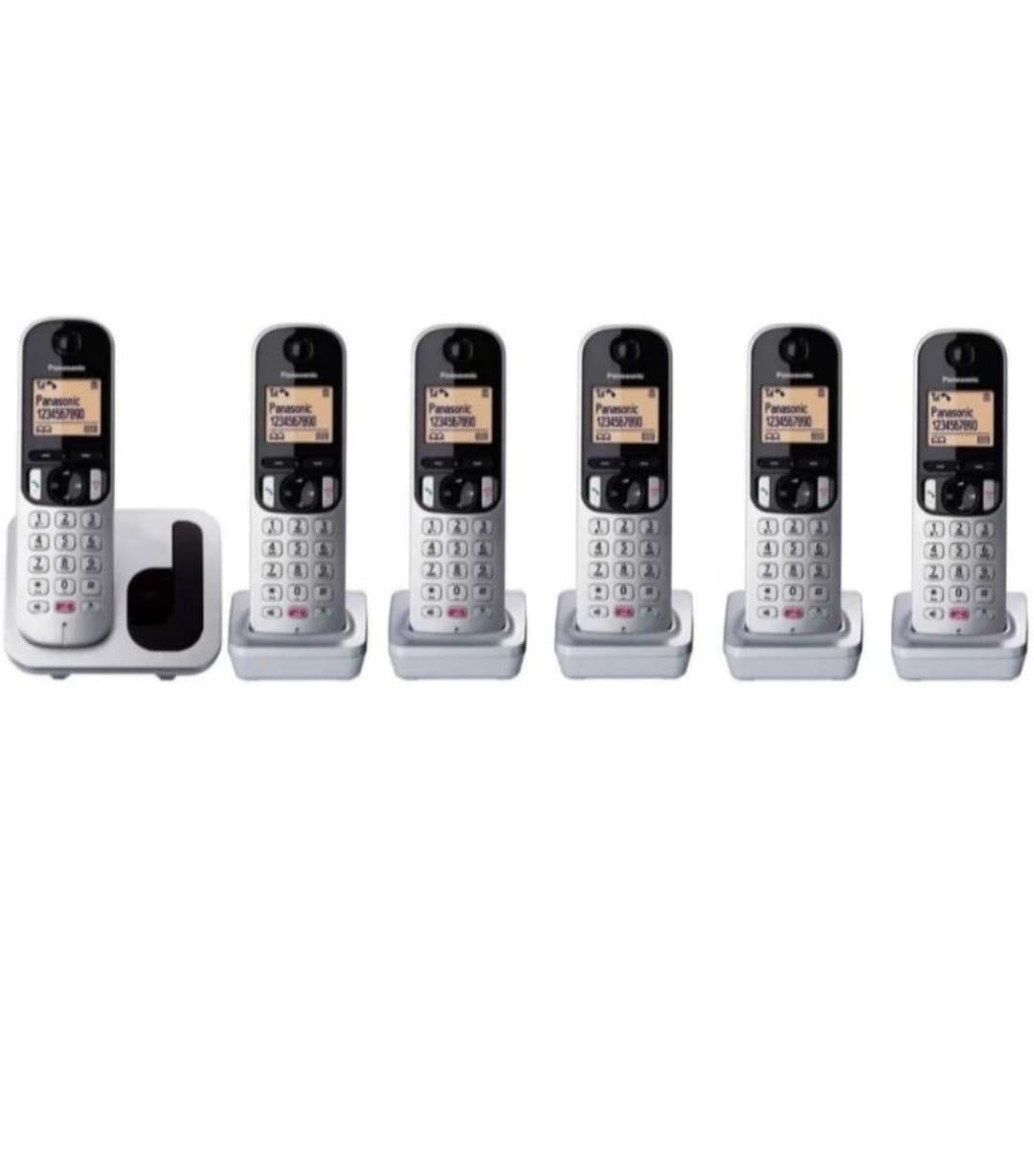 MASCOM Digital Wireless Cordless Intercom with 6 Extension Speaker ...