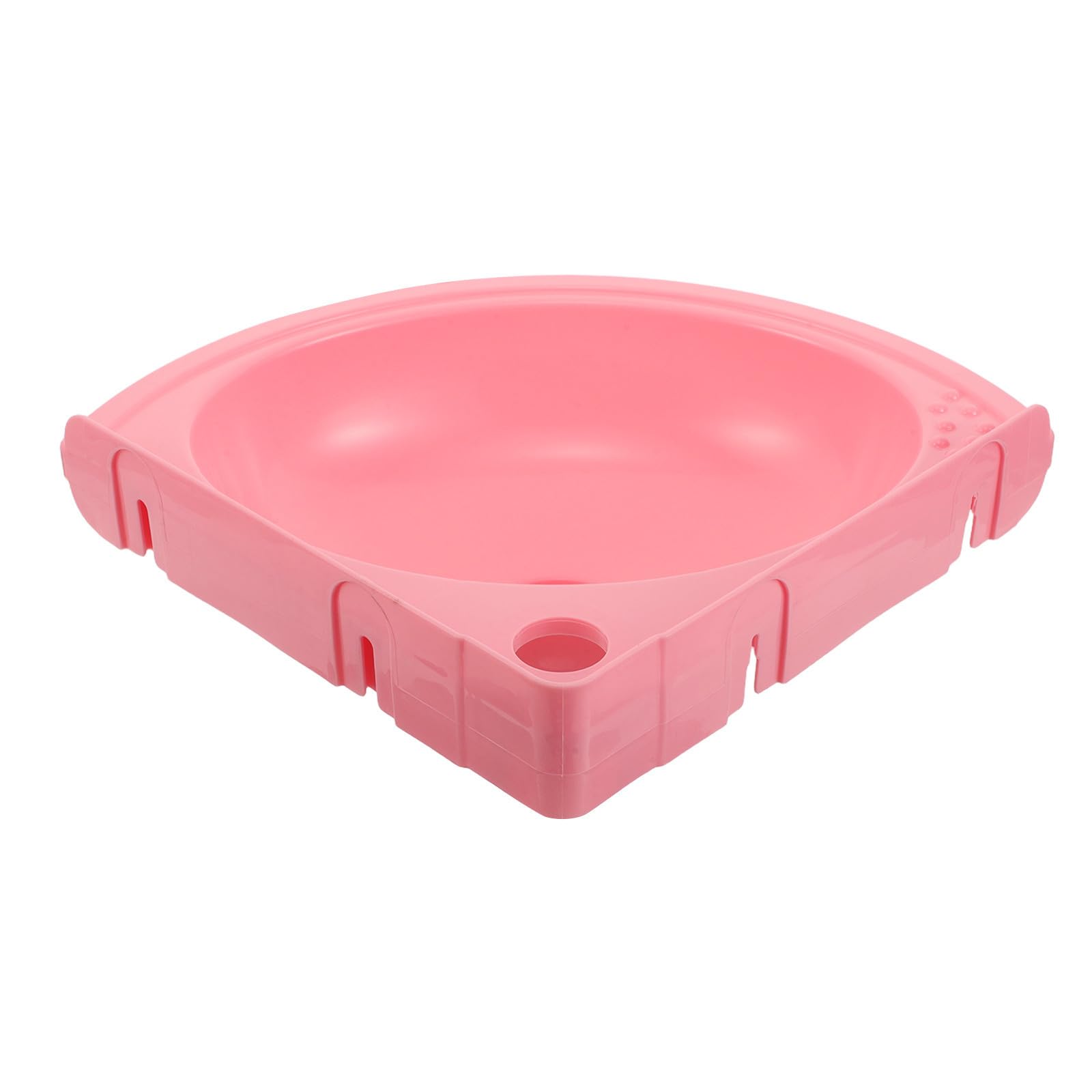 Lavabo sin taladro de esquina NUOBESTY con diseño triangular para ahorrar espacio