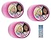 Barbie Party Supplies Bundle includes Lunch Paper Plates - 24 Count and 1 Dinosaur Sticker Sheet