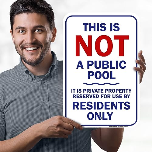 0.9M - Adhesive Swimming Pool Depth Marker Sticker - 6 In x 6 In with 4 Inch Lettering