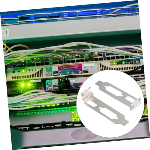 Mikikit 20pcs Placa de Ranura PCI Ventilada para Cubiertas de Ranura PCI para Gabinete de Computadora, Soporte Fácil de Instalar y Deflector de Ventilación miniatura 2