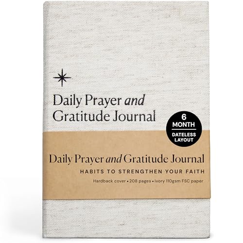 Christian Daily Prayer & Gratitude Journal, Faith...