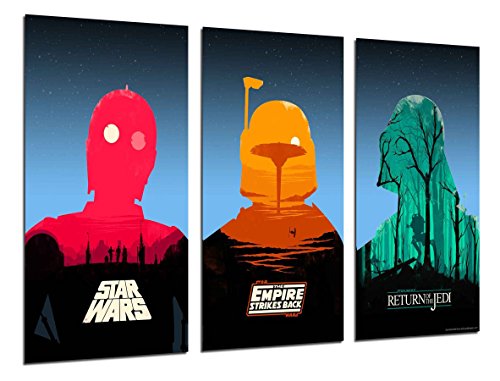 Cuadro Fotográfico Star Wars, Darth Vader Tamaño total: 97 x 62 cm XXL