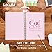 Lacama Bible Journal for Women, Christian Prayer Journal Pink Notebook Gifts for Teen Girls Kids Women, Preppy Cute Church Faith Journaling Hardcover God is Still Writing Your Story Spiral Notebook