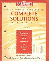 Heath Passport to Algebra and Geometry Complete Solutions Manual 066944085X Book Cover